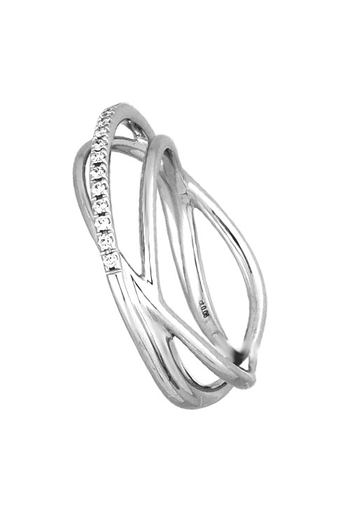 sortija oro blanco 18 kilates con diamantes hilos cruzados con galeria vista lateral 305_LF323_01