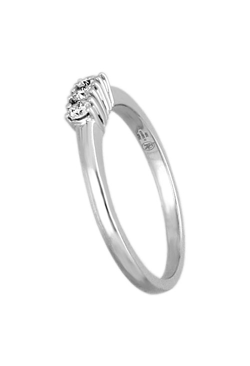 anillo compromiso oro blanco 18k y diamantes tresillo garras foto lateral 305_BR19-EB3_01