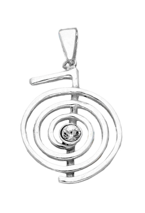 colgante plata talisman reiki chokurei foto frontal 240_C-CHOKUREI-B