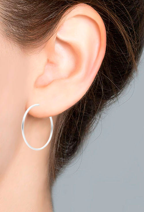 pendientes de aro 2 mm de grueso y 25 mm de diámetro vista modelo 240_ARO2-25_01
