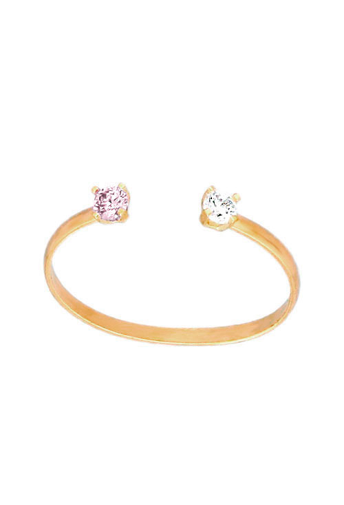 anillo oro amarillo 18 kilates con circonita y rosa de francia precio barato joyeria online vista para parrilla 030_SOR-2-RF