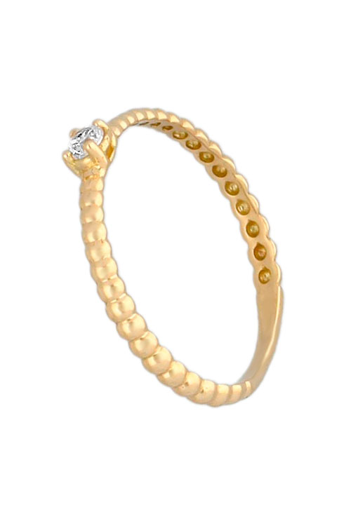 anillo oro amarillo 18 kilates tipo solitario fotografia lateral 030_3401C_01