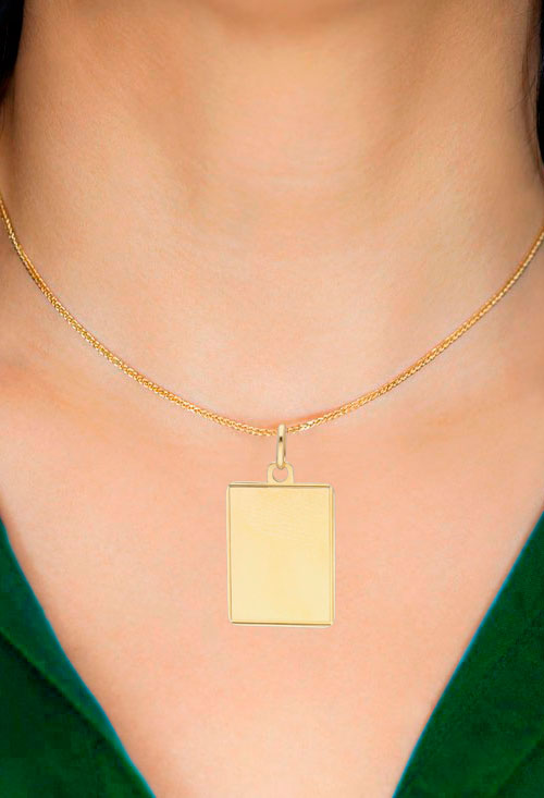 chapa identidad oro 9 kilates vista lmodelo 296_9K152-310_01