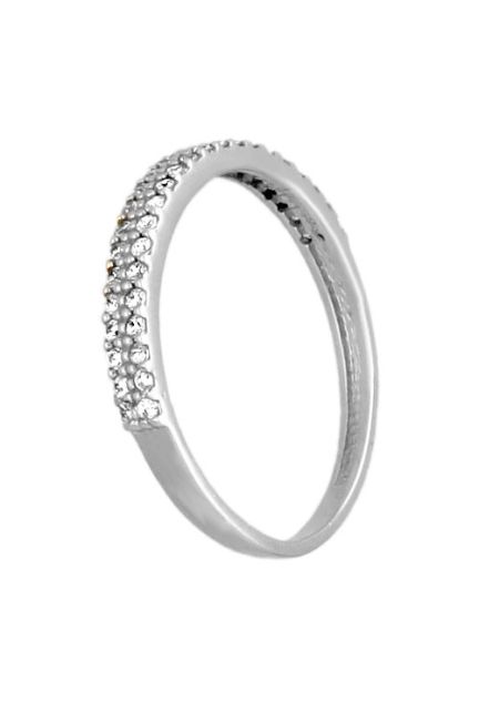 media alianza oro blanco 18 kilates con circonitas fotografia lateral precio de ocasion venta online030_3392C-B_01