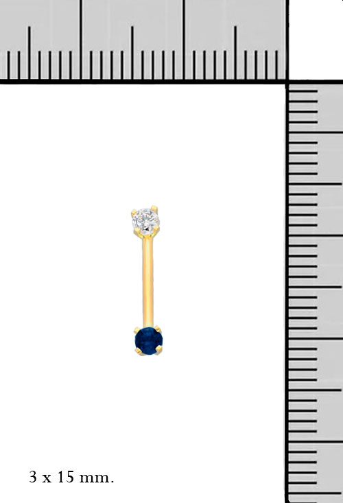 pendientes largos oro amarillo 18 kilates foto con medidas 030_2455-A_M