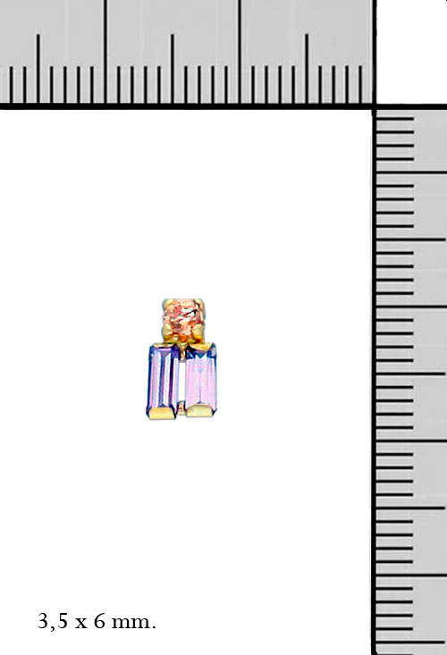 pendientes oro 18 kilates y cuarzos de color foto con medidas 030_3490-3_M