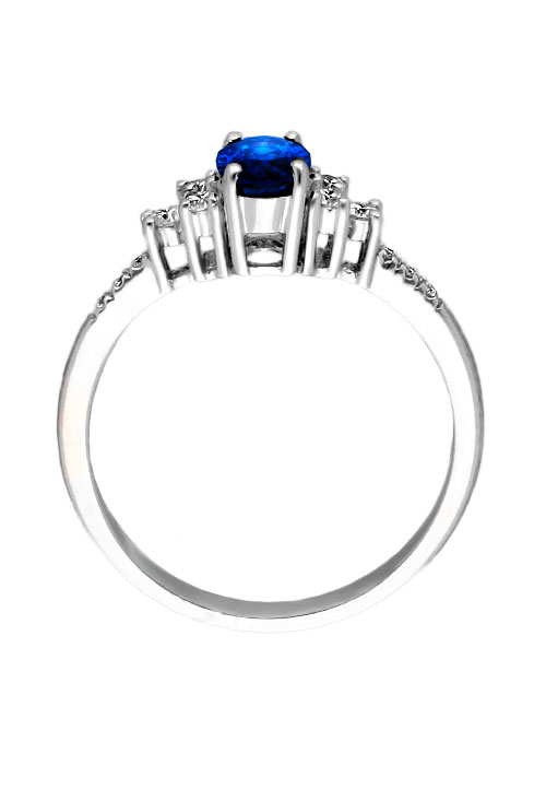 anillo oro blanco y diamantes con zafiro fino kanchanaburi vista cenital 305_MV74-10Z_02