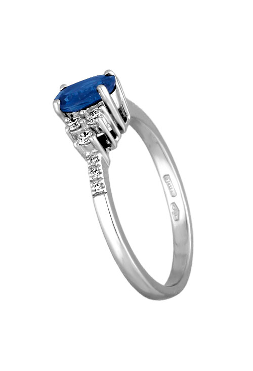anillo oro blanco y diamantes con zafiro fino kanchanaburi vista lateral 305_MV74-10Z_01