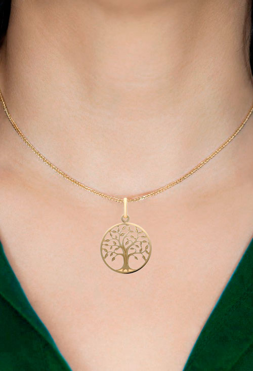 colgante oro amarillo 18 kilates arbol de la vida fotos para joyeria online toma maniqui 045_248400232_02