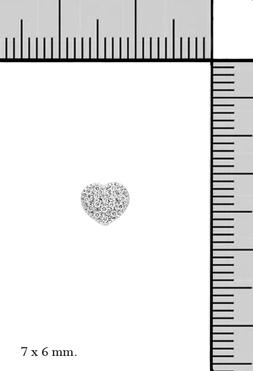 pendientes de oro blanco y diamantes con forma de corazon fotografia con medidas 305_MV119-10_M