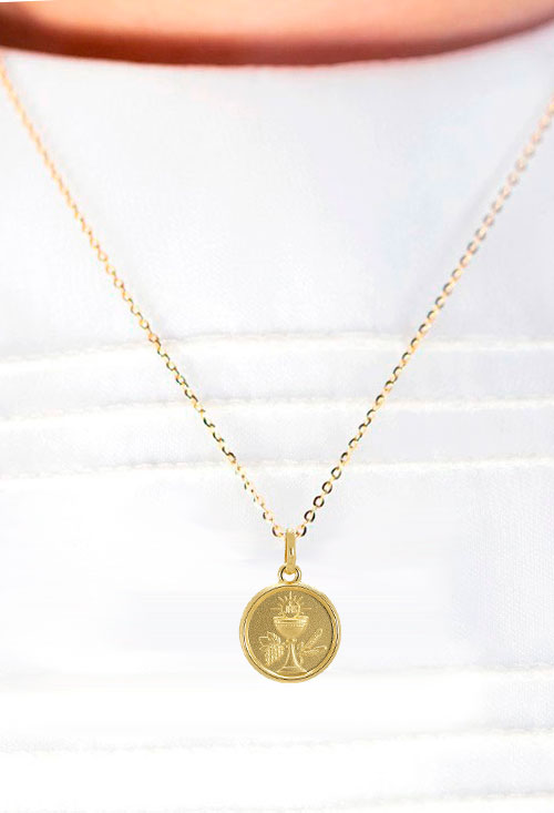 medalla oro 18k para primera comunion foto modelo 045_1260469_02
