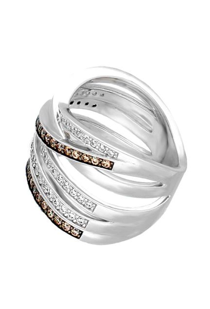 anillo mujer plata y circonitas blancas y marrones foto lateral 248_C8S35344_01