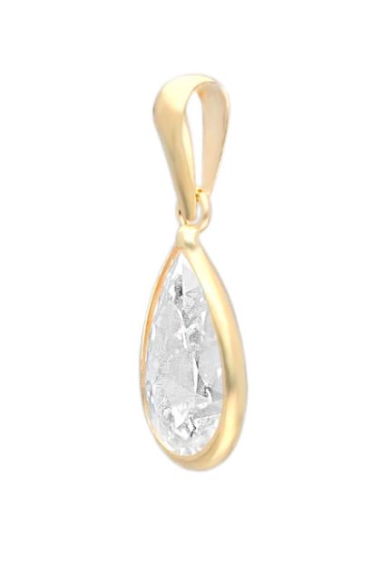 colgante oro amarillo 18k con circonita talla pera 002_8937CG_01
