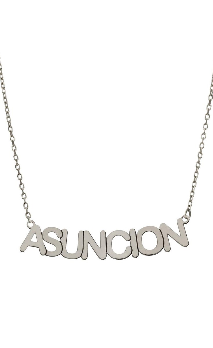 Gargantilla personalizada en oro blanco para crear nombre peq 287_G974