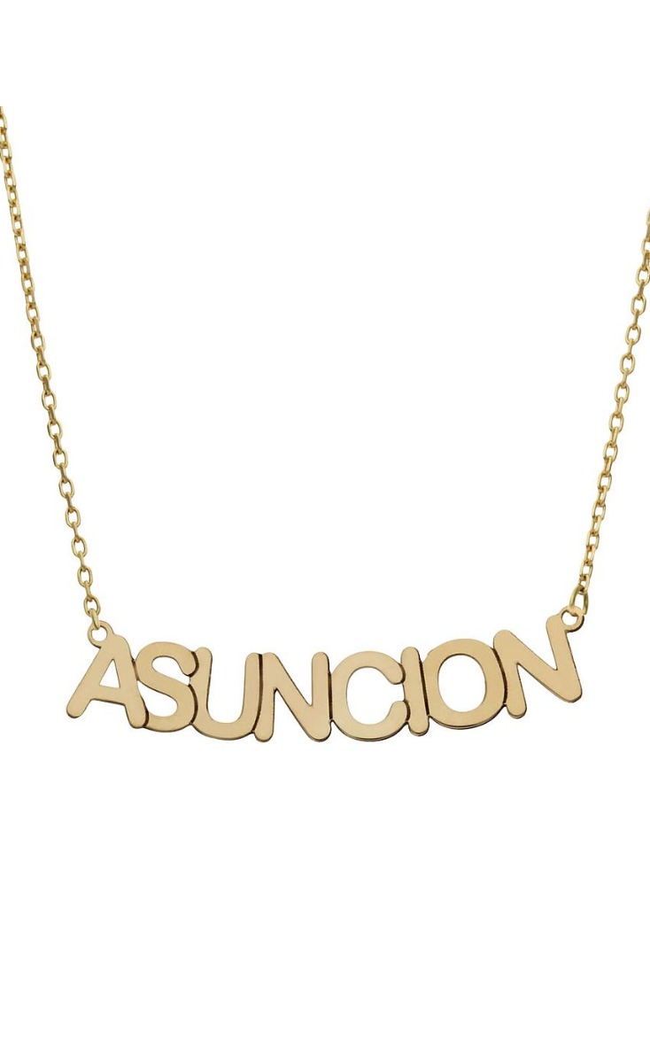 Gargantilla personalizada en oro para crear nombre pequeño 287_G971