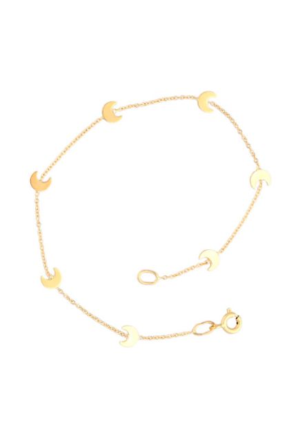 pulsera oro amarillo 18k entrepiezas media luna foto parilla 309_LUNA