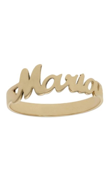 Anillo personalizado con letras en silueta formando nombre a elegir 287_S1159