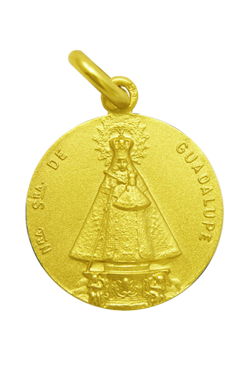 Medalla de oro de la Virgen de Guadalupe de 18 mm 268_M1-1-105-18