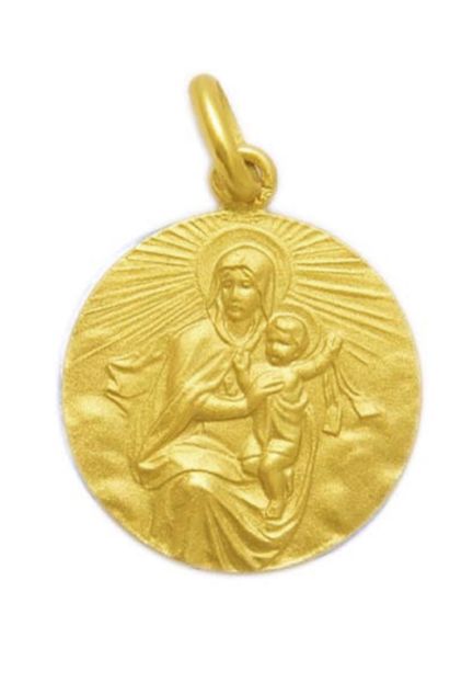 Medalla de la Virgen del Carmen Manto 16 mm 268_M1-1-145-16