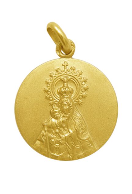 Medalla de oro de Nuestra Señora del Mar 16 mm diámetro 268_M1-1-161-16