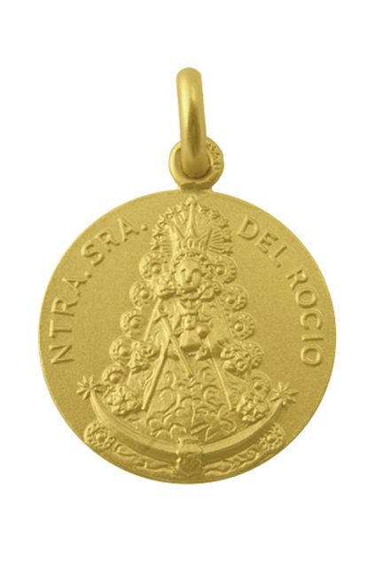 Medalla de oro de Nuestra Señora del Rocío 22 mm. 268_M1-1-163-22