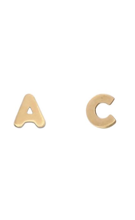 Pendiente oro 18 kilates con nombre personalizado 287_P1336