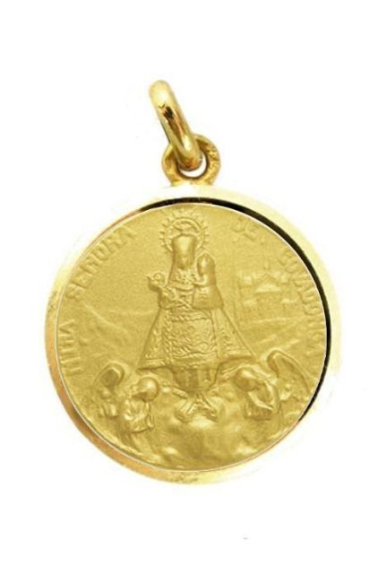 Medalla de oro de Nuestra Señora de Covadonga 22 mm 268_M1-1-56-22L