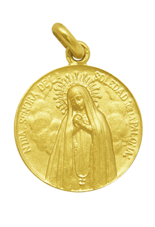 Medalla de oro de Nuestra Señora de La Paloma de 20 mm. 268_M1-1-71-20