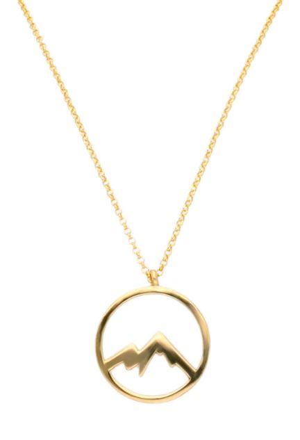 gargantilla de plata montañas nevadas vista principal 266_027169-1-1