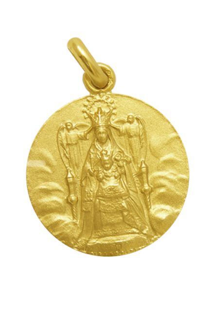 Medalla de oro de Nuestra Señora de la Merced de 25 mm. 268_M1-1-19-25