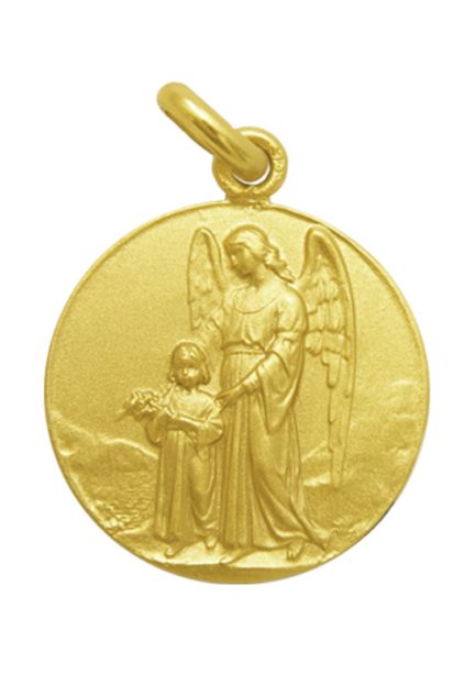 Medalla de oro del Ángel de la Guarda de 20 mm 268_M1-1-14-201-20