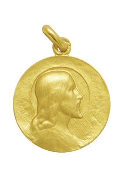 Medalla de oro de Cristo Salvador 25 mm 268_M1-1-94-25