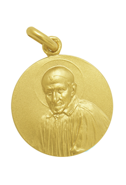 Medalla de oro de San Vicente Paul 20 mm 268_M1-1-52-20