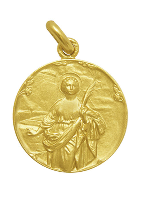 Medalla de oro de Santa Bárbara 20 mm 268_M1-1-72-201-20