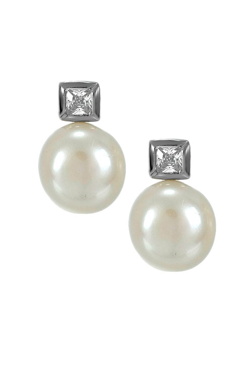 pendientes de plata con perla cultivada y circonita fotografia para parrilla web el rubi joyeros