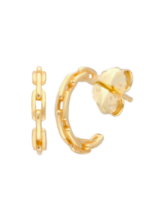 Pendientes plata criollas de eslabón forzado 14 mm 280_2140461 vista principal para web