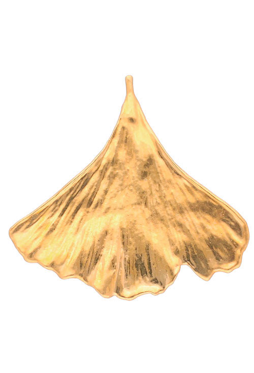 Colgante hoja natural biloba chapado en oro 270_BILOBA-A-5-5