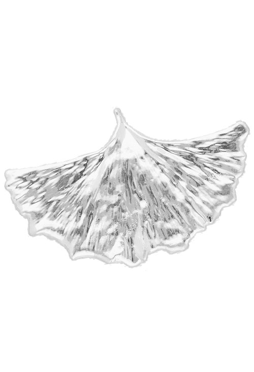 Colgante hoja natural biloba chapado en plata 270_BILOBA-P-4-4