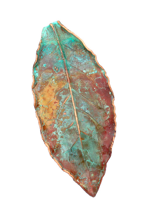 Colgante hoja natural Laurel cobrizado 270_BLAUREL-COX-6-6