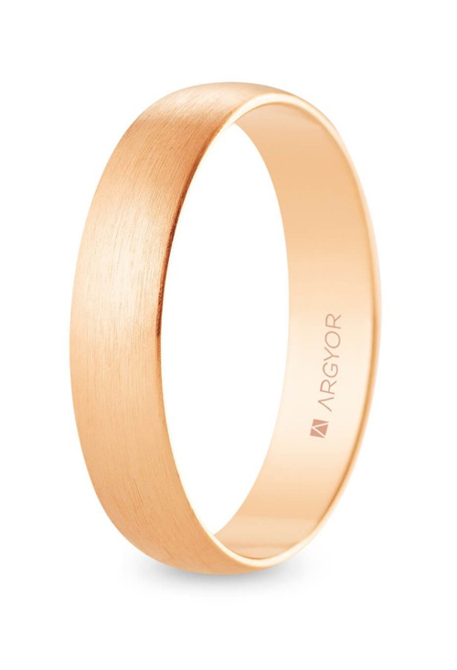 Alianza clásica de oro rosa 4.50 mm. Argyor R45RS00