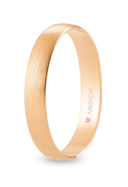 Alianza de oro rosa clásica 3.00 mm. Argyor R30RS00