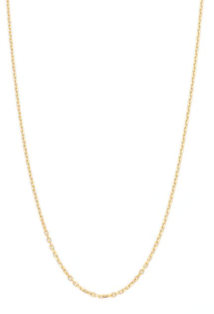 cadena de oro eslabones forzados con 40 cm de largo foto principal para parrilla web