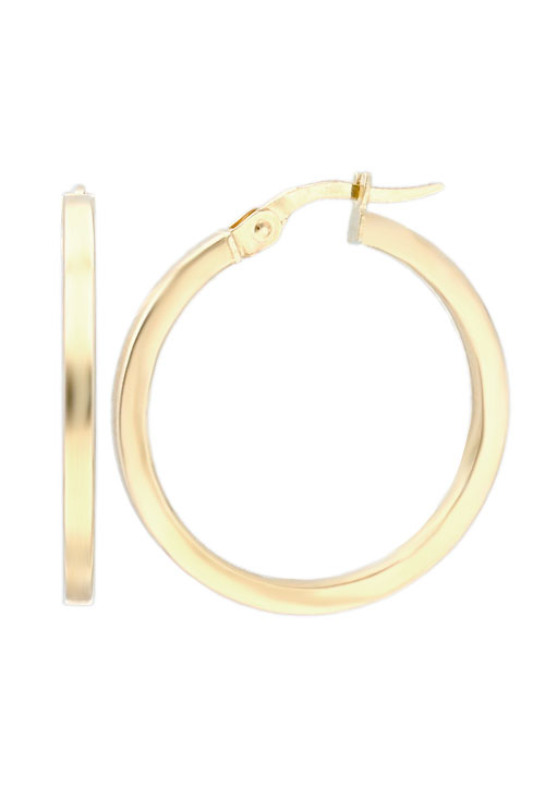 criollas de oro 18k chanela cuadrada 19mm fotografia principal para web el rubi joyeros