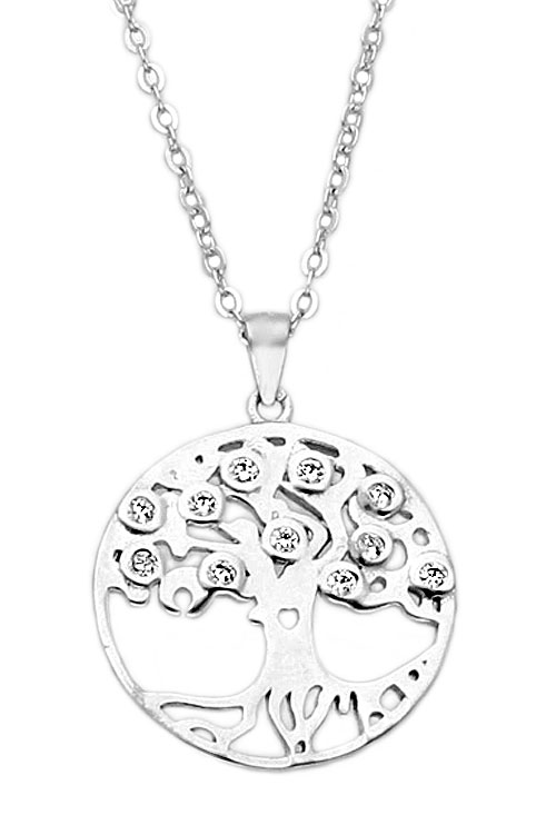 gargantilla plata arbol de la vida fotografia para pagina web el rubi joyeros toma de frente