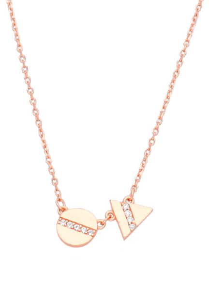 gargantilla plata chapada triangulo y circulo foto frontal para parrilla web el rubi joyeros