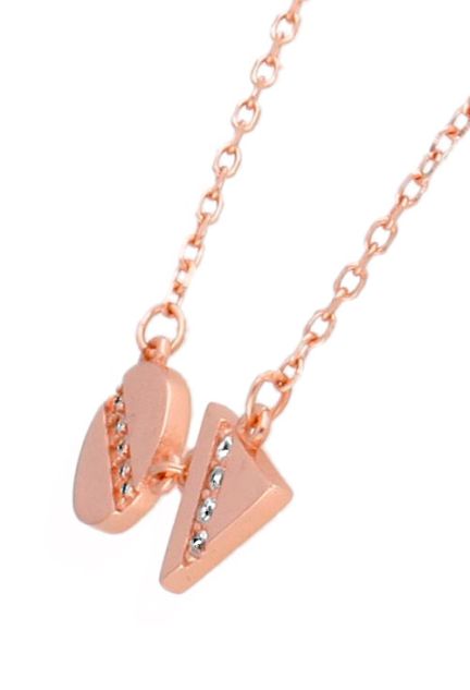 gargantilla plata chapada triangulo y circulo foto detallada para parrilla web el rubi joyeros