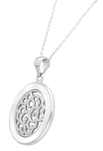 gargantilla plata y nacar fotografia principal lateral para web