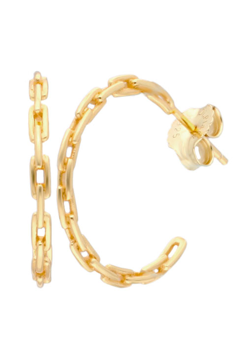 pendientes de aro plata chapada foto principal para web el rubi joyeros