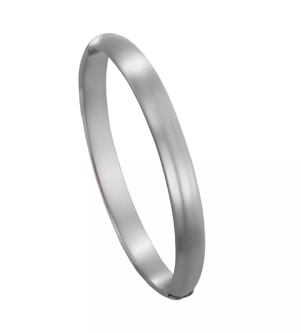 pulsera de plata media caña