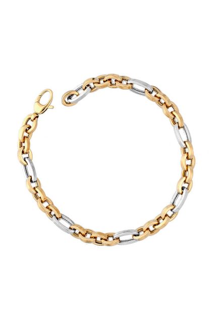 Pulsera oro bicolor 18 ktes 038_LO-013-21MY02